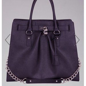 bebe Black Large Tote Handbag